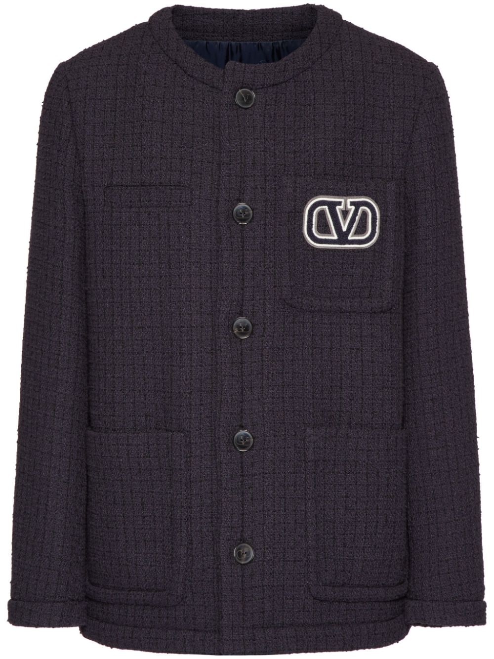 Image 1 of Valentino Garavani VLogo Signature tweed jacket
