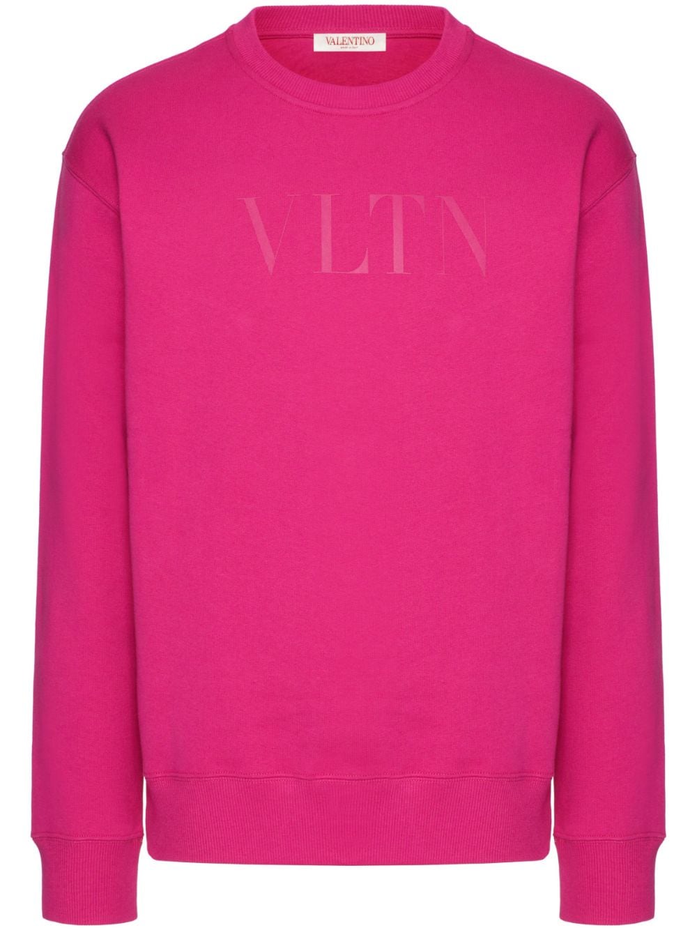 Valentino Vltn Logo-print Sweatshirt In Pink Pp