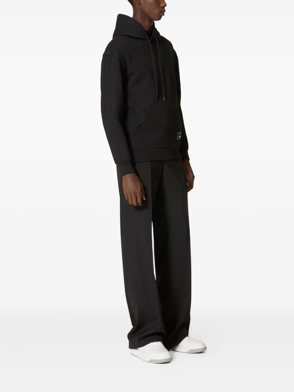 Valentino Garavani logo-appliqué cotton hoodie | Hoodies | Image 2