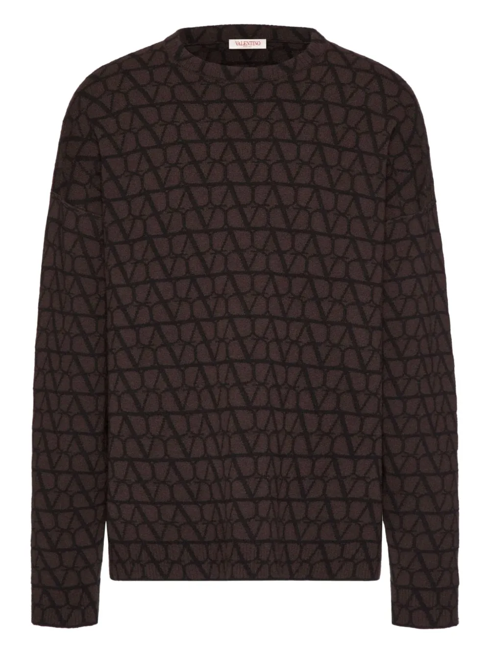 Valentino Garavani pull Toile Iconographe en laine | noir | Image 1