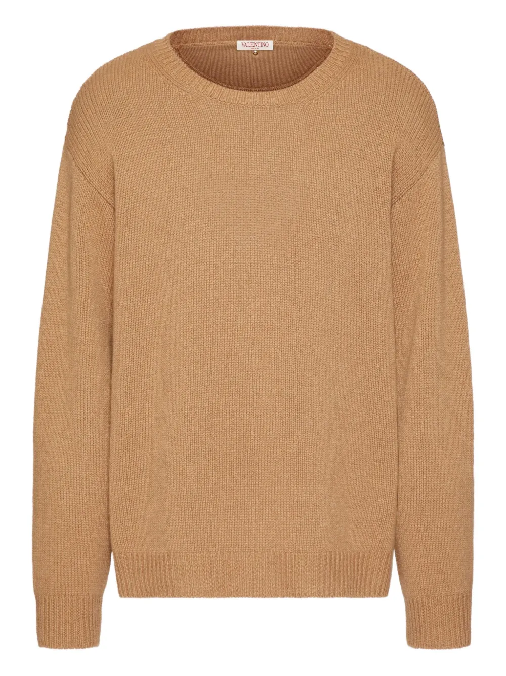 Valentino Garavani stud-embellished cashmere sweater | Neutrals | Image 1