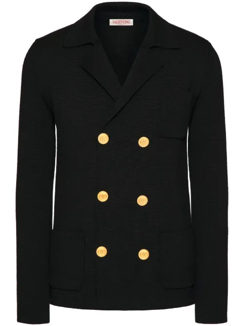 Veste en laine à boutons VLOGO - Valentino Garavani - Modalova