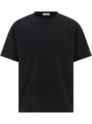 Tシャツ・カットソー VALENTINO CHEZ VALENTINO COTTON T-SHIRT Cotton T-shirt With Chez Valentino Print for Woman in Birch