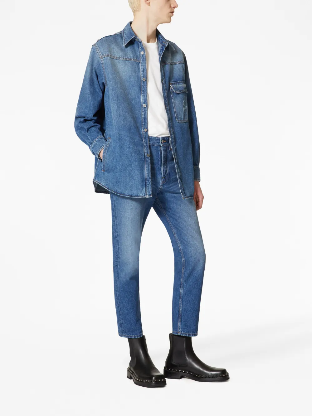 Valentino Garavani Denim overhemd - Blauw