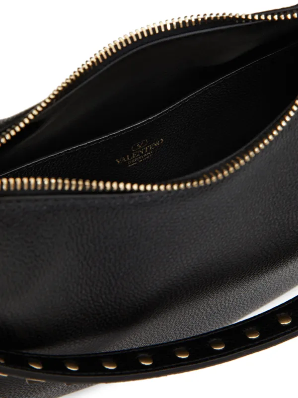 VALENTINO｜ (6W0B0Q96 VSF 0NO / 6W2B0Q96 VSF 0NO) Valentino Garavani Small Rockstud Leather Shoulder Bag