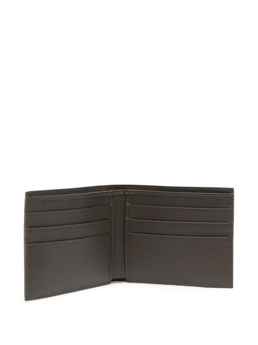 Shop Dolce & Gabbana Bi-fold Leather Wallet In Green