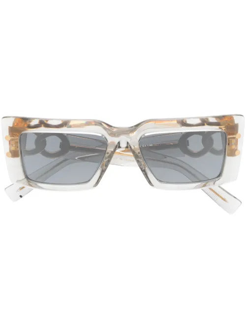 Lunettes de soleil à monture carrée - Balmain Eyewear - Modalova