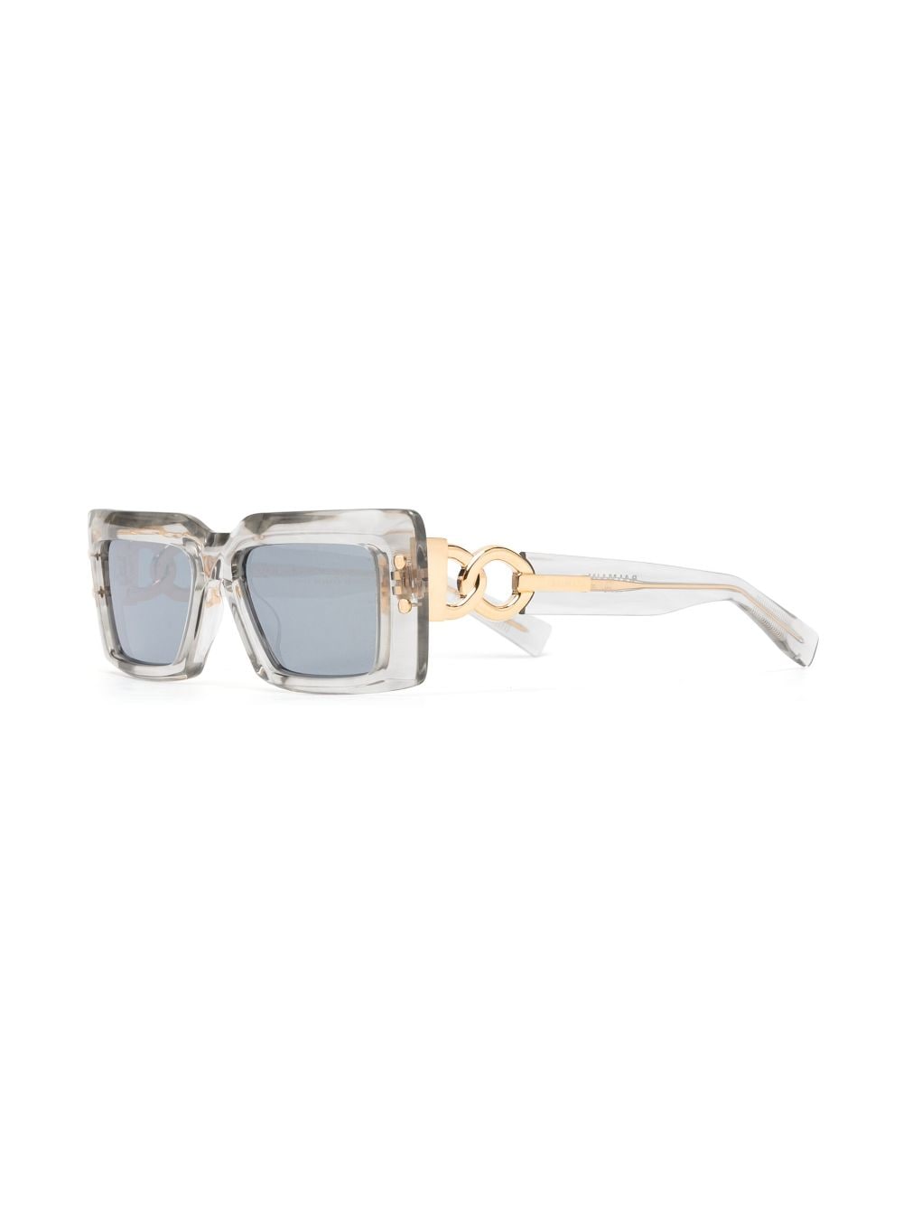 Shop Balmain Eyewear Square-frame Sunglasses In Grau