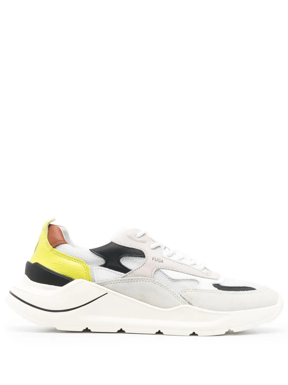 D.a.t.e. Low-top Panelled Sneakers In Grey