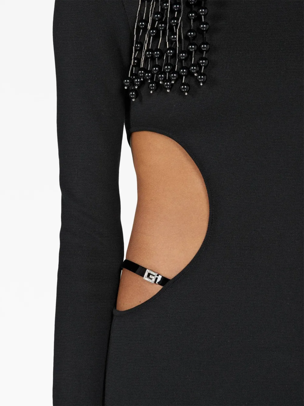 Crystal G Square midi dress