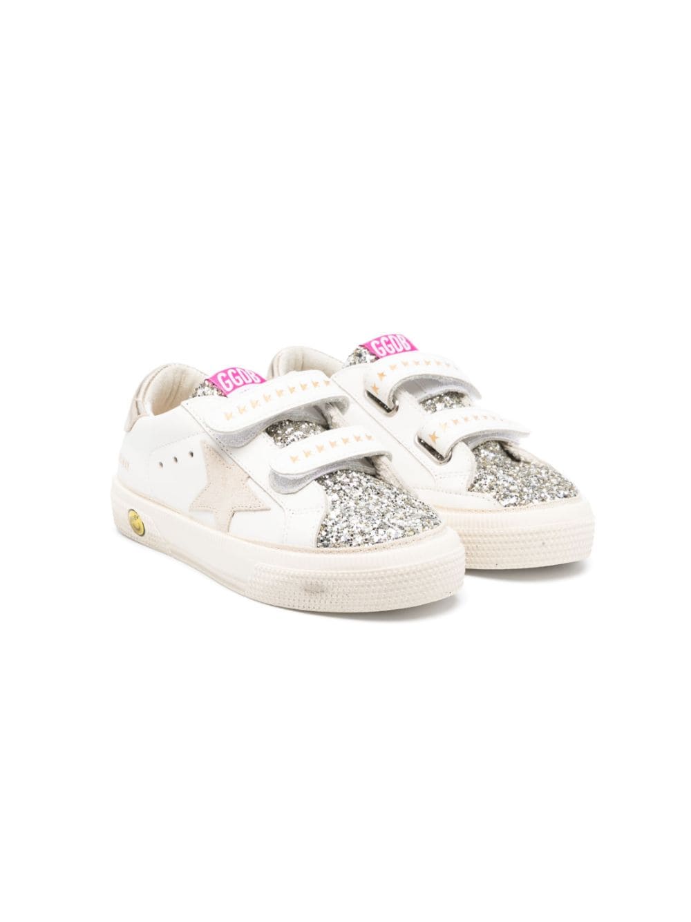 Golden Goose Kids May touch-strap sneakers White