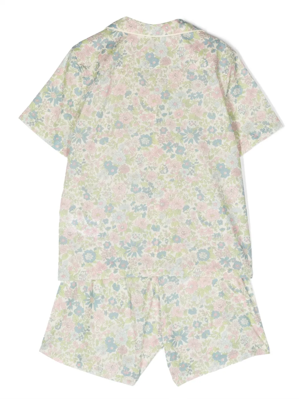 Bonpoint Pyjama met bloemenprint - Beige