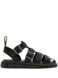 Dr. Martens caged-design leather sandals - Black