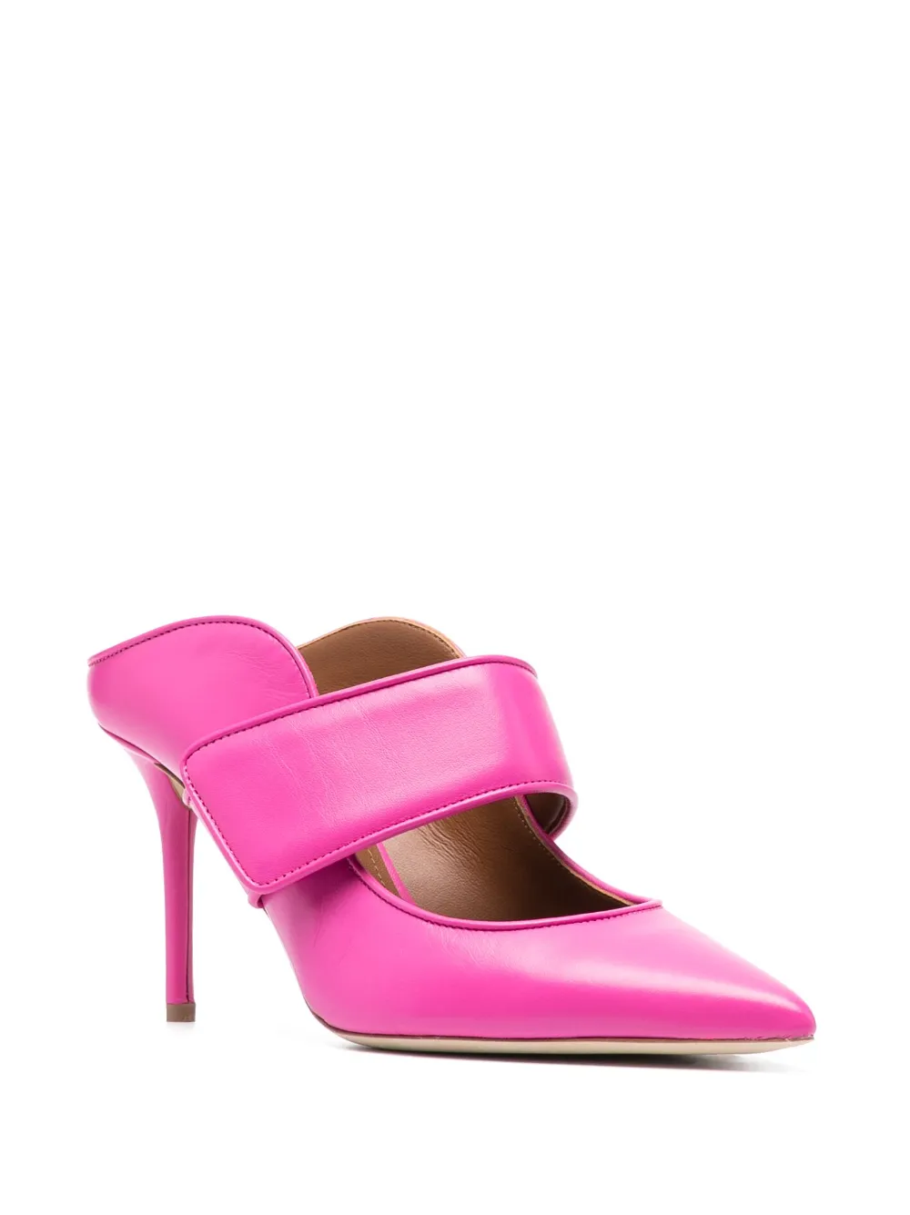 Malone Souliers Helene leren muiltjes - Roze