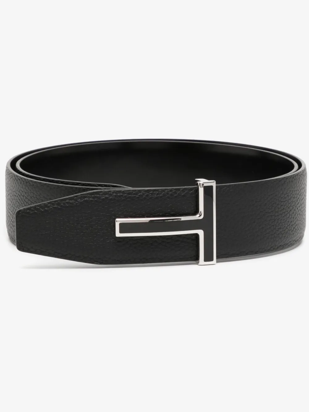 TOM FORD cinturón con hebilla T | negro | Image 1