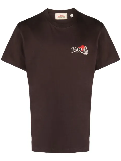 Deus Ex Machina logo-print recycled cotton T-shirt