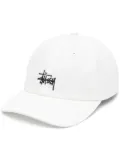 Stüssy embroidered-logo cap - White