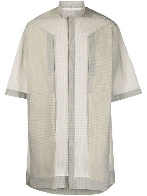 Rick Owens semi-sheer short-sleeve shirt