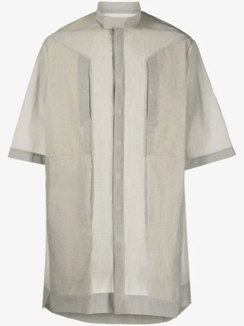 Rick Owens Semi-transparentes Hemd