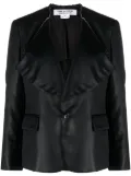 Comme Des Garçons Comme Des Garçons notched-lapel single-breasted blazer - Black