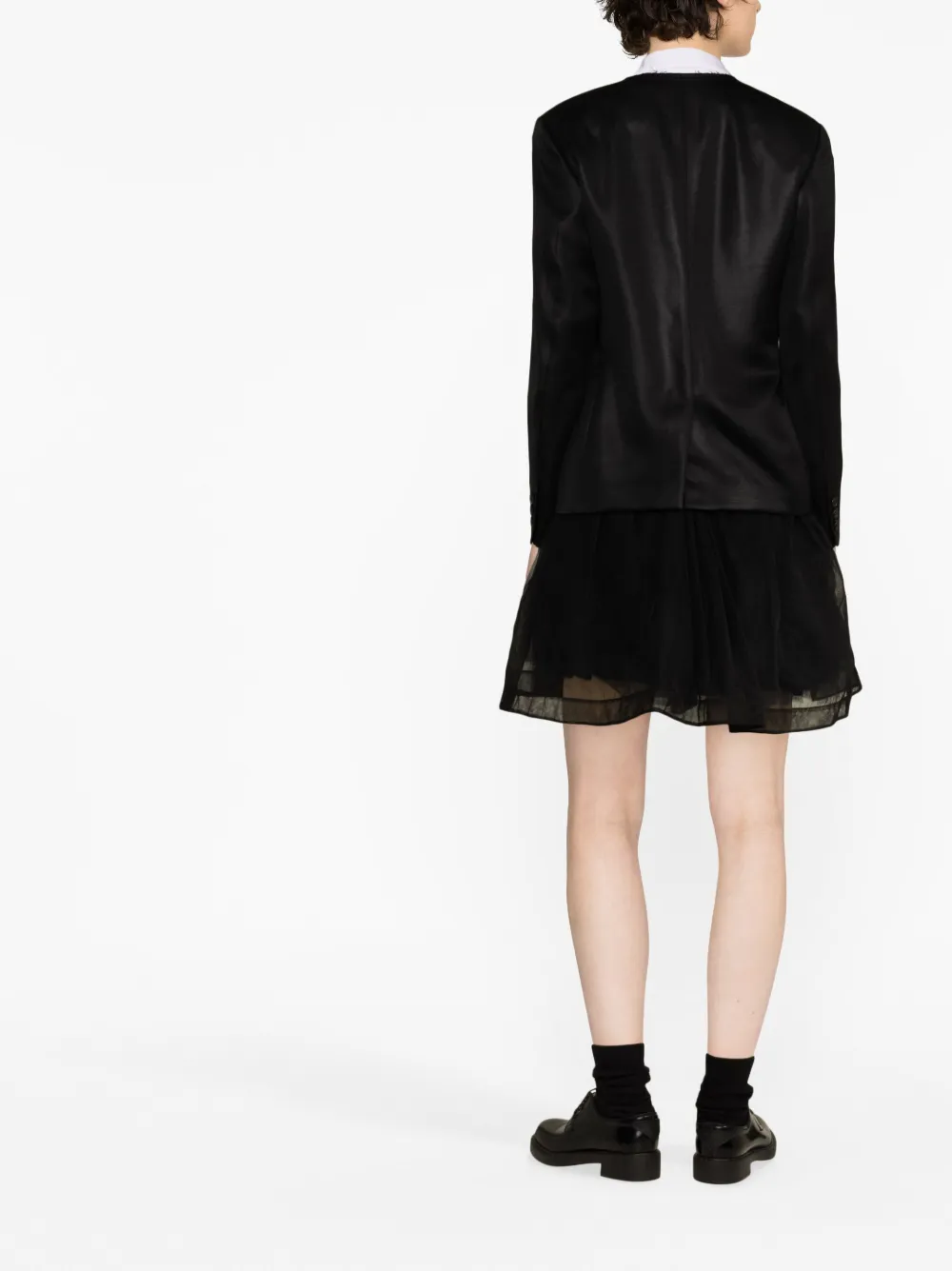 COMME DES GARÇONS NOTCHED-LAPEL SINGLE-BREASTED BLAZER