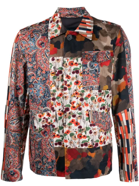 Herno sobrecamisa con varios estampados