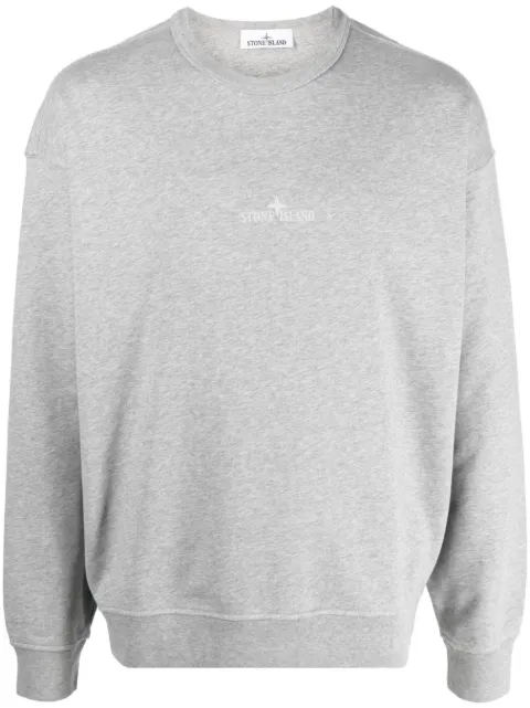 Stone Island sudadera con logo bordado