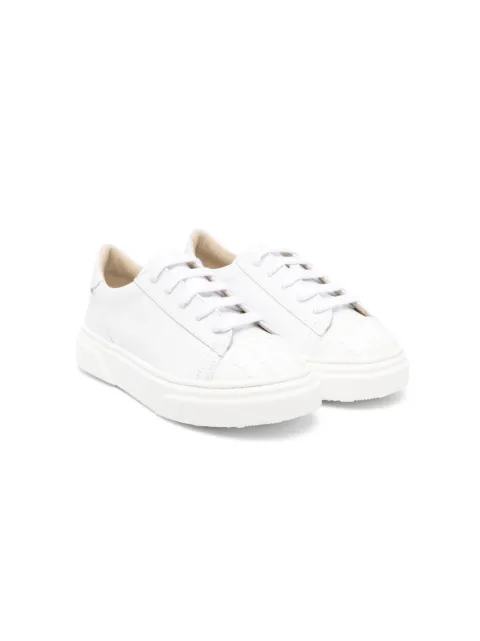 MM6 Maison Margiela Kids low-top leather sneakers