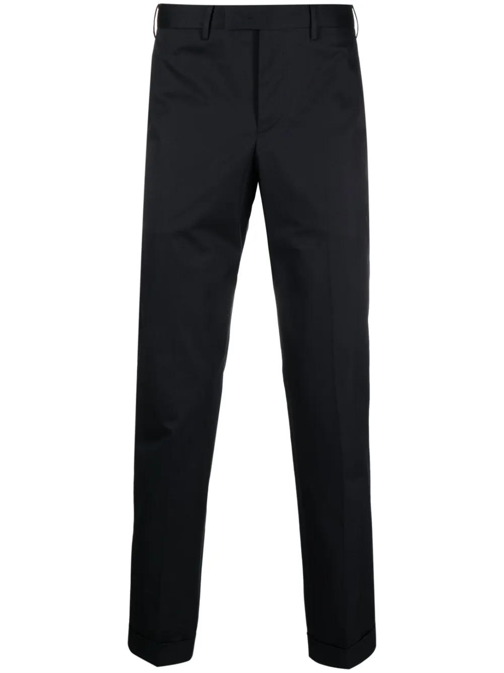 PT Torino slim-fit cotton tailored trousers | Blue | Image 1