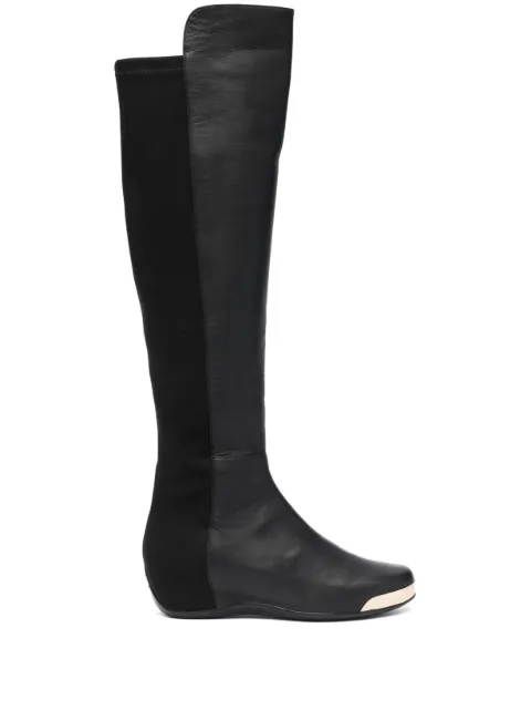 Baldinini 40mm metal-toecap leather boots