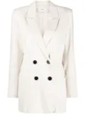 Gestuz double-breasted lyocell blazer - Neutrals