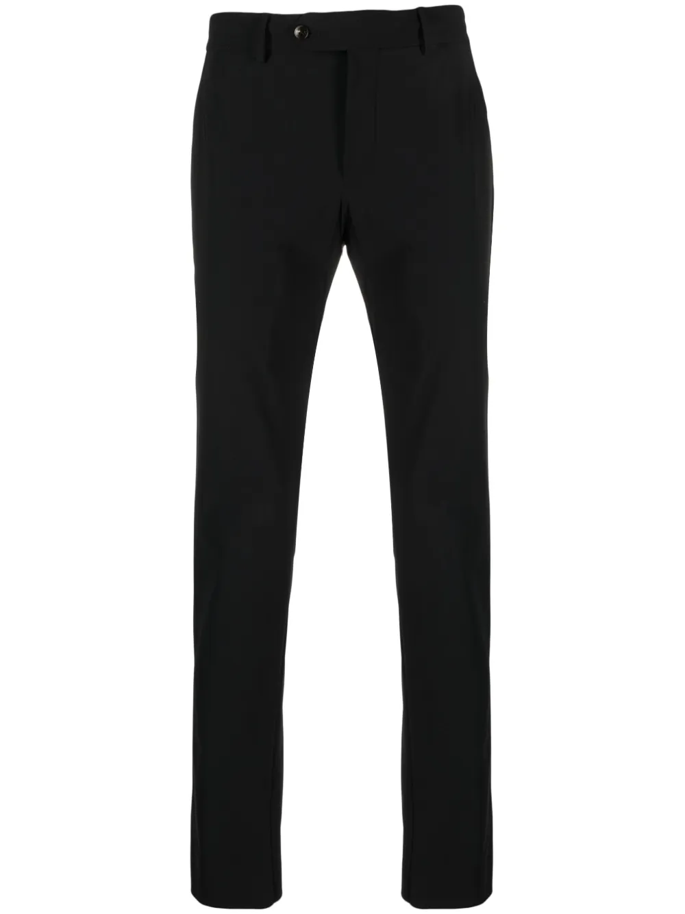 Pt Torino Slim-cut Cotton Chinos In Black