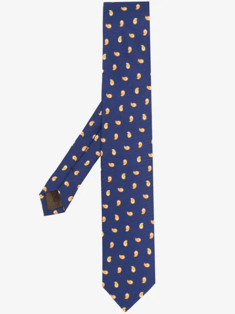 Church's graphic-print silk tie 