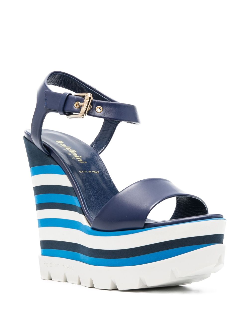 Baldinini Sandalen met sleehak - Blauw