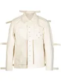 Craig Green Tab eyelet strings jacket - White