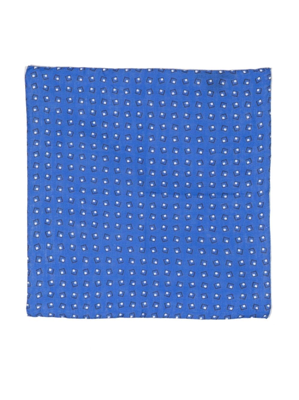 graphic-print lined pocket square