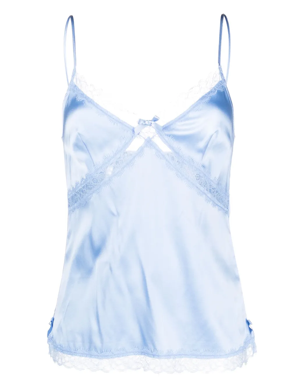 Agent Provocateur Gisele stretch-silk camisole - Blue