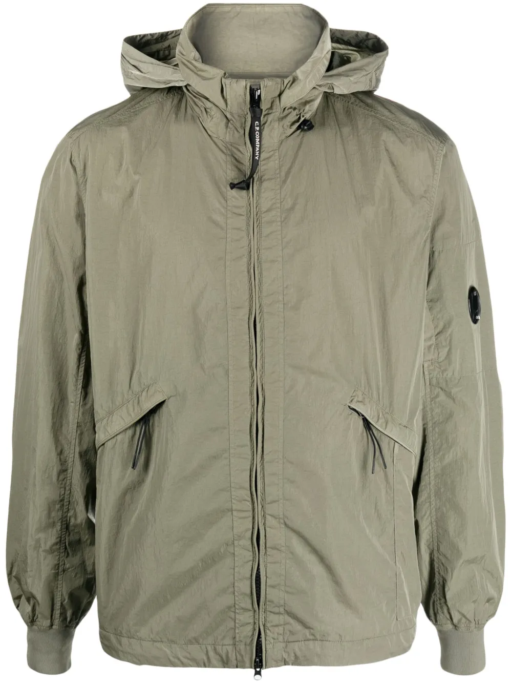 C.P. Company concealed-hood zip-up Jacket - Farfetch