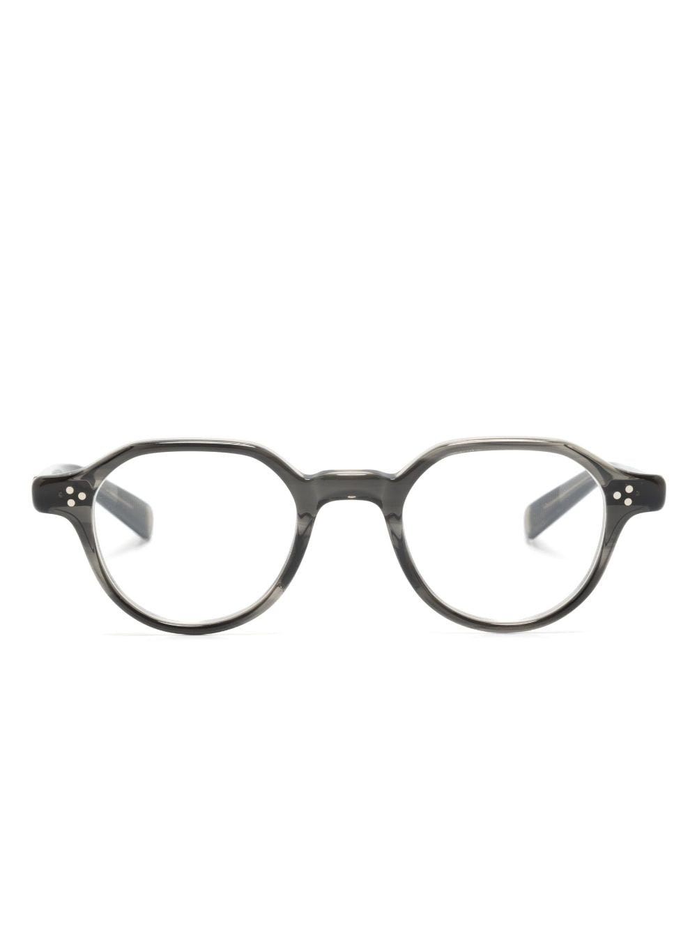 Eyevan7285 Round-frame Clear Glasses In Gray