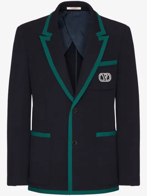 Valentino Garavani VLogo Signature single-breasted blazer