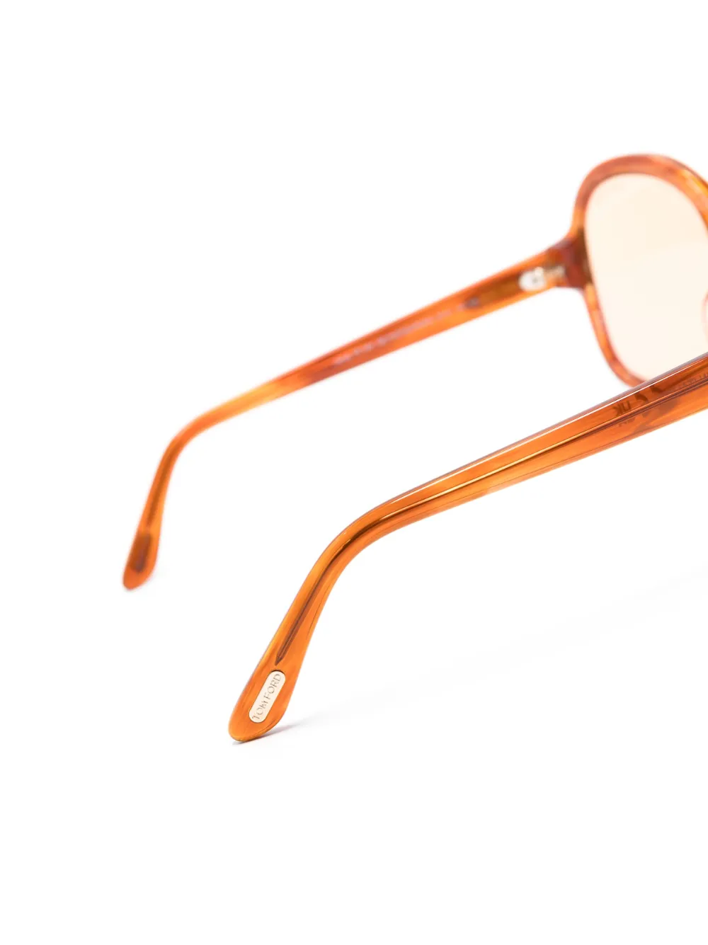 Tom Ford Hanley Oversized Square-frame Sunglasses In Brown