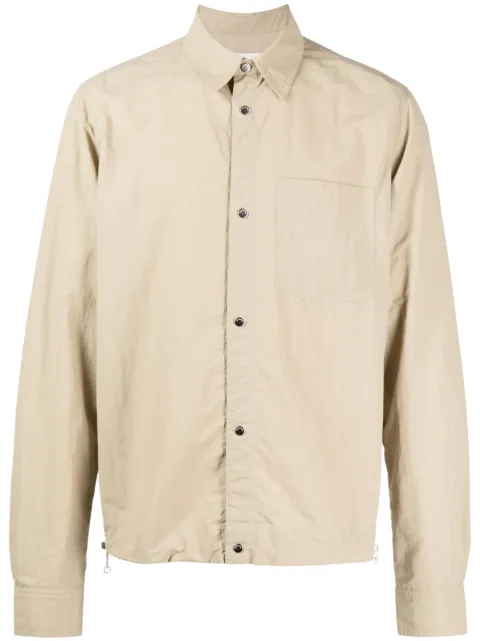 Nanushka pointed-collar long-sleeve shirt