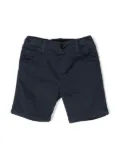 Fay Kids logo-patch shorts - Blue