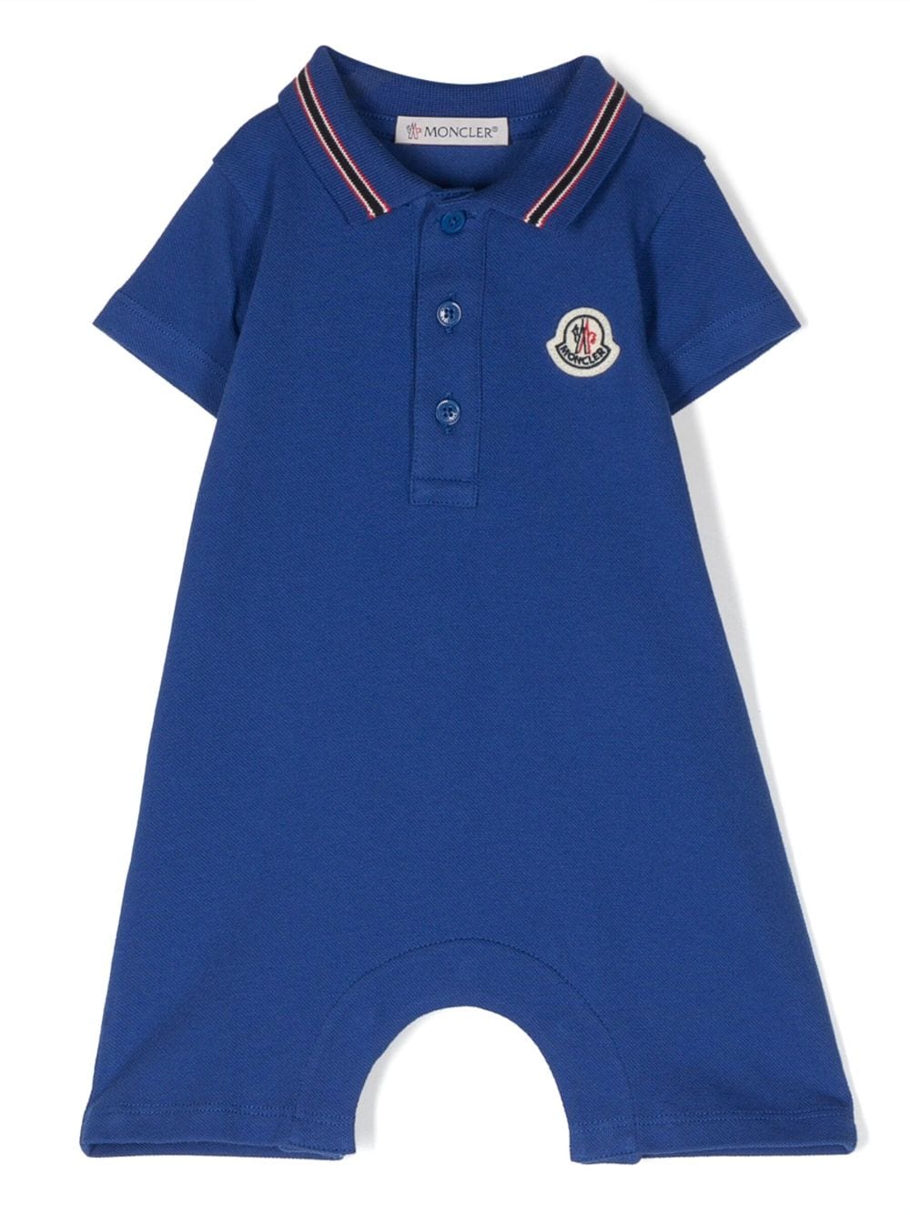 Moncler Enfant logo-patch body - Blue