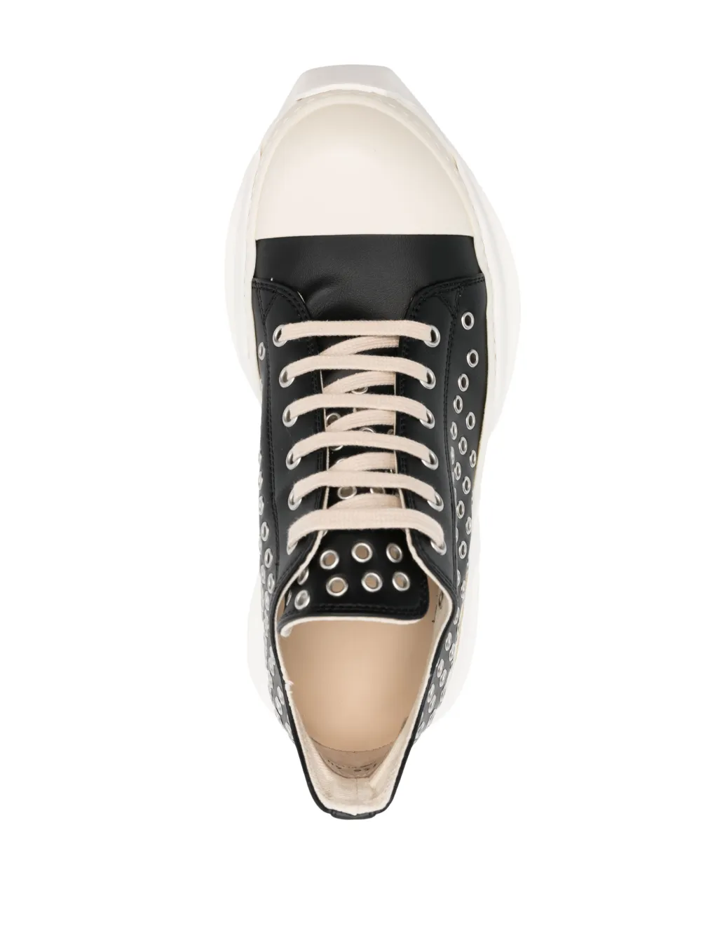 Shop Rick Owens Drkshdw Abstract Low-top Sneakers In Schwarz