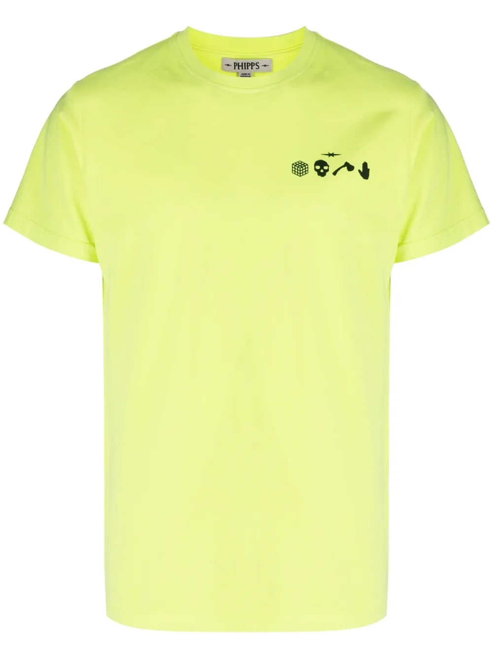 Phipps Logo-print Organic-cotton T-shirt In Yellow