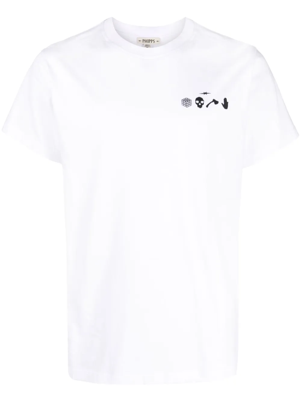 Phipps Graphic-print Organic Cotton T-shirt In White