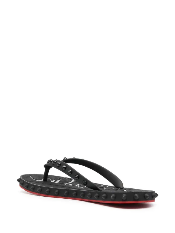 Christian Louboutin Super Loubi spike-embellished flip-flops
