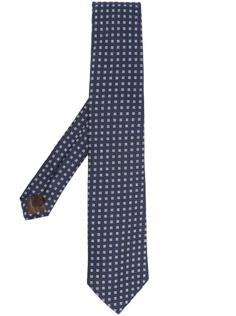 Church's graphic-print silk tie 