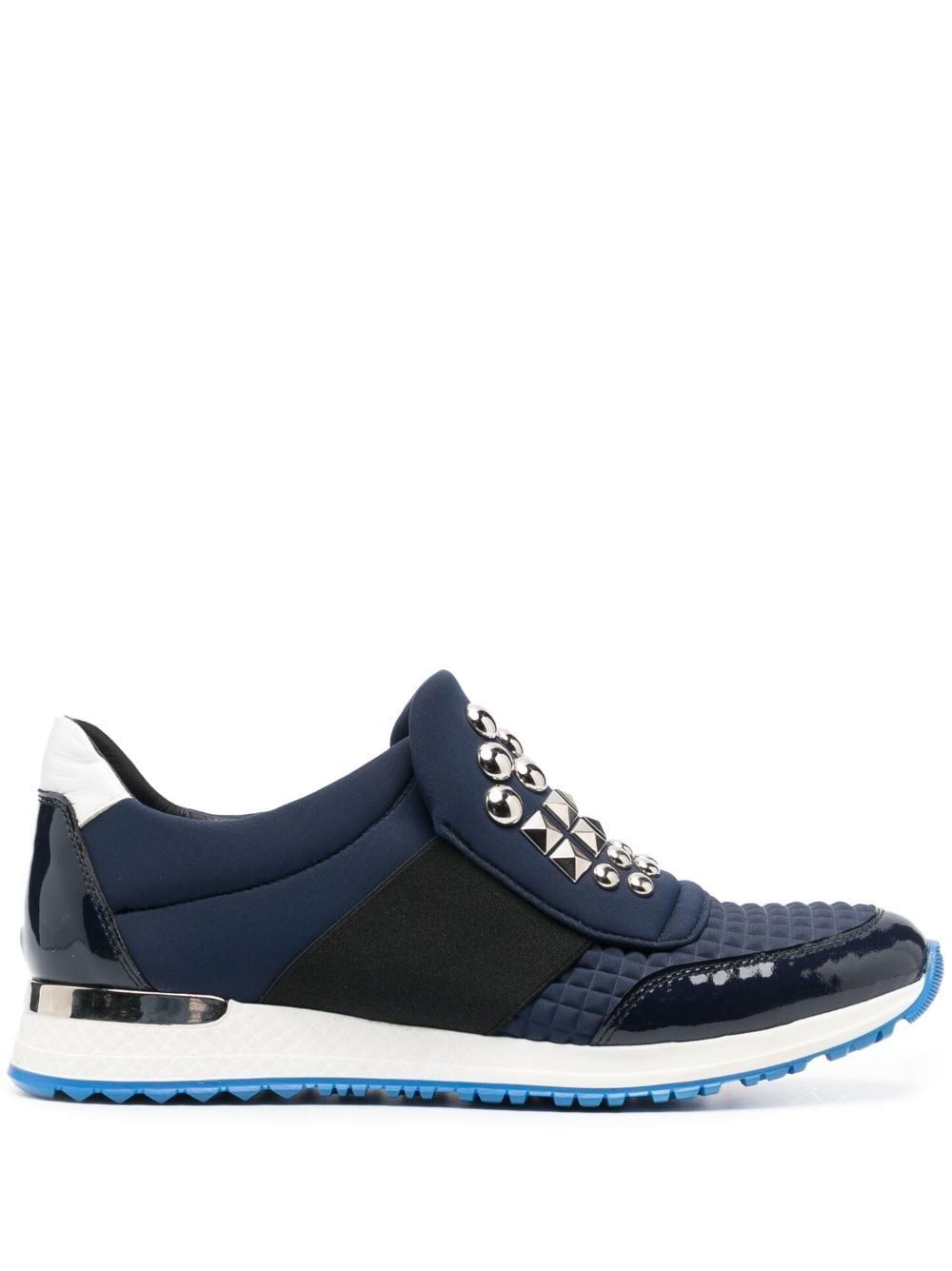 Baldinini Stud-embellishment Low-top Trainers In Blue